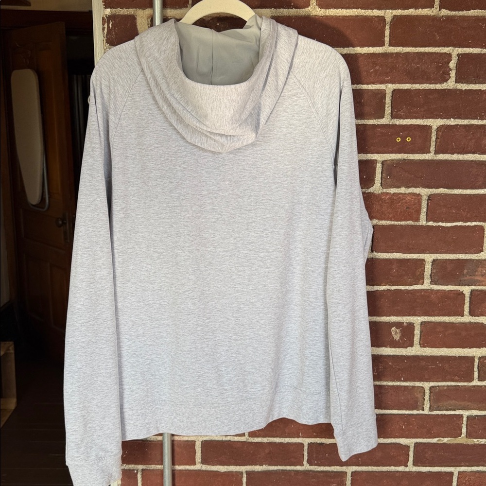 Men's Lululemon City Sweat Full Zip Hoodie L Gray Sweatshirt - Picture 2 of 7